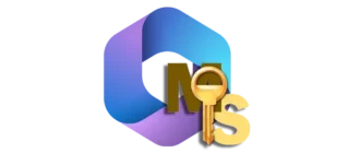 Значок KMS-ключа для активации Office 365, используемый для легальной и быстрой активации программного обеспечения.