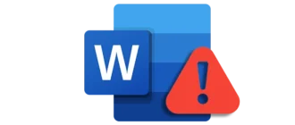 Значок, обозначающий ограничение возможностей программы MS Word