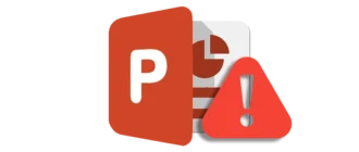 Символ сбоя процесса активации программы PowerPoint