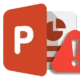 Символ сбоя процесса активации программы PowerPoint